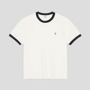 Polar Skate Co. Ringer Tee - Cloud White / Navy