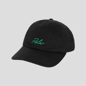 Polar Skate Co. Sai Cap Varsity Logo - Black / Emerald