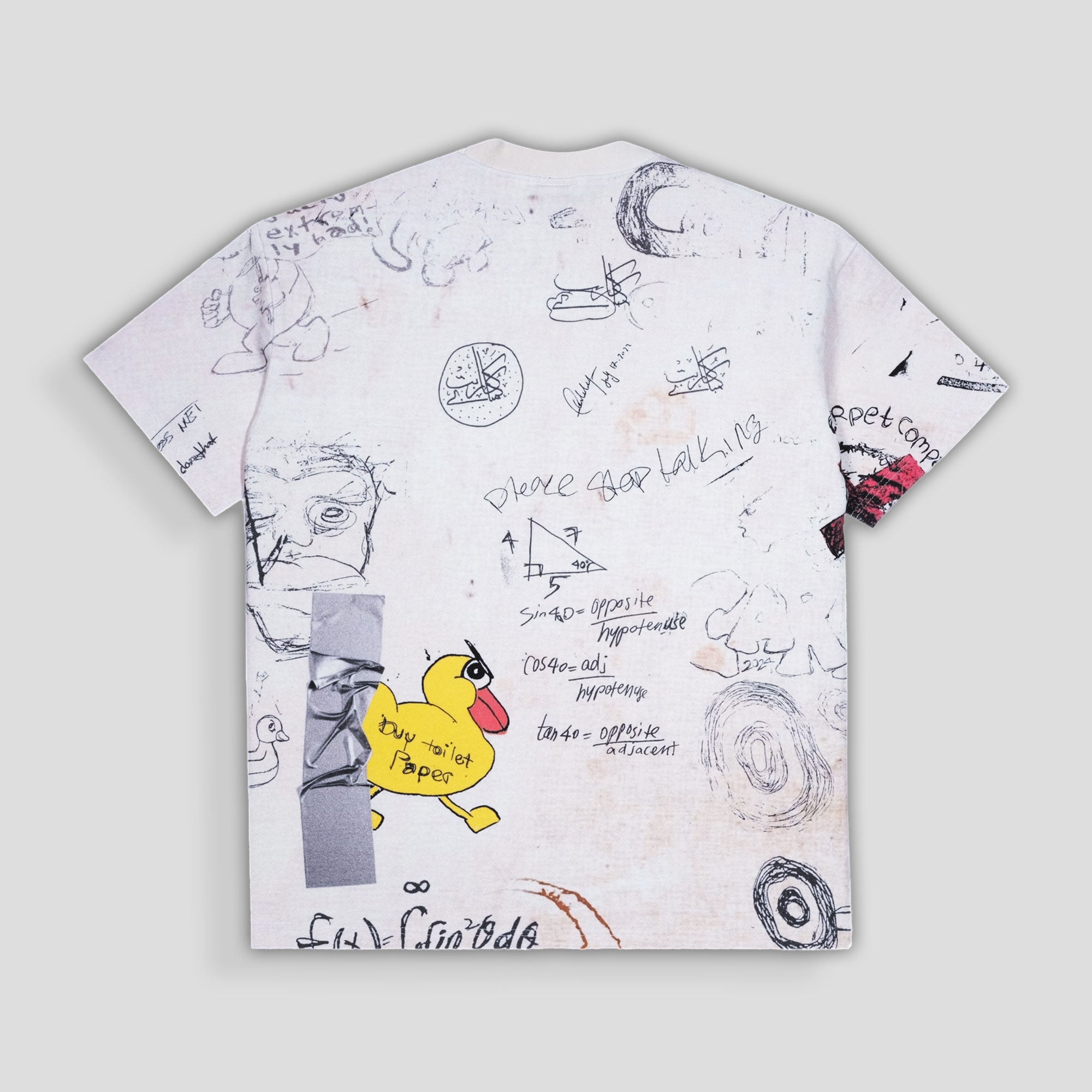 【CARPET COMPANY】 Duck You Tee White Duck You Tee — Carpet Company