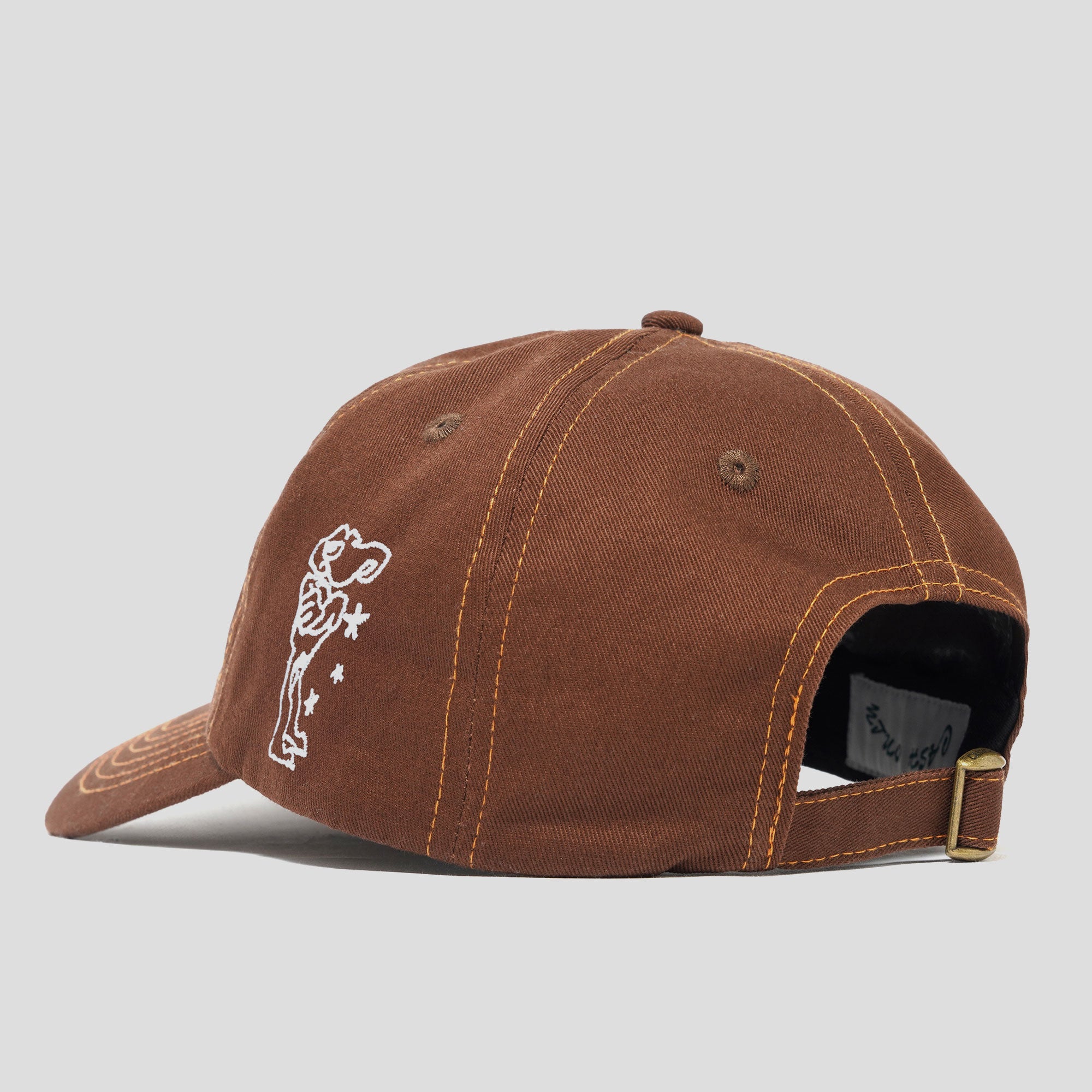 Cash Only Sketchbook 6 Panel Cap - Bark