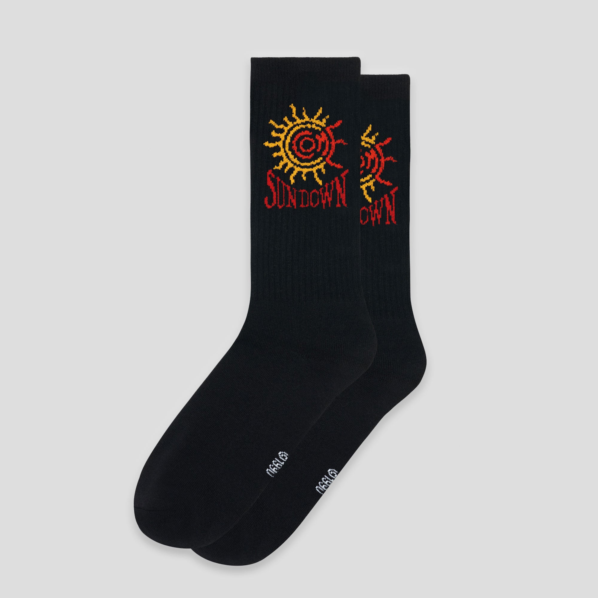 Come Sundown Fever Socks - Black