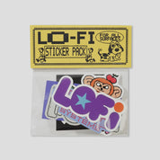 Lo-Fi Grey Matter Sticker Pack - Multi