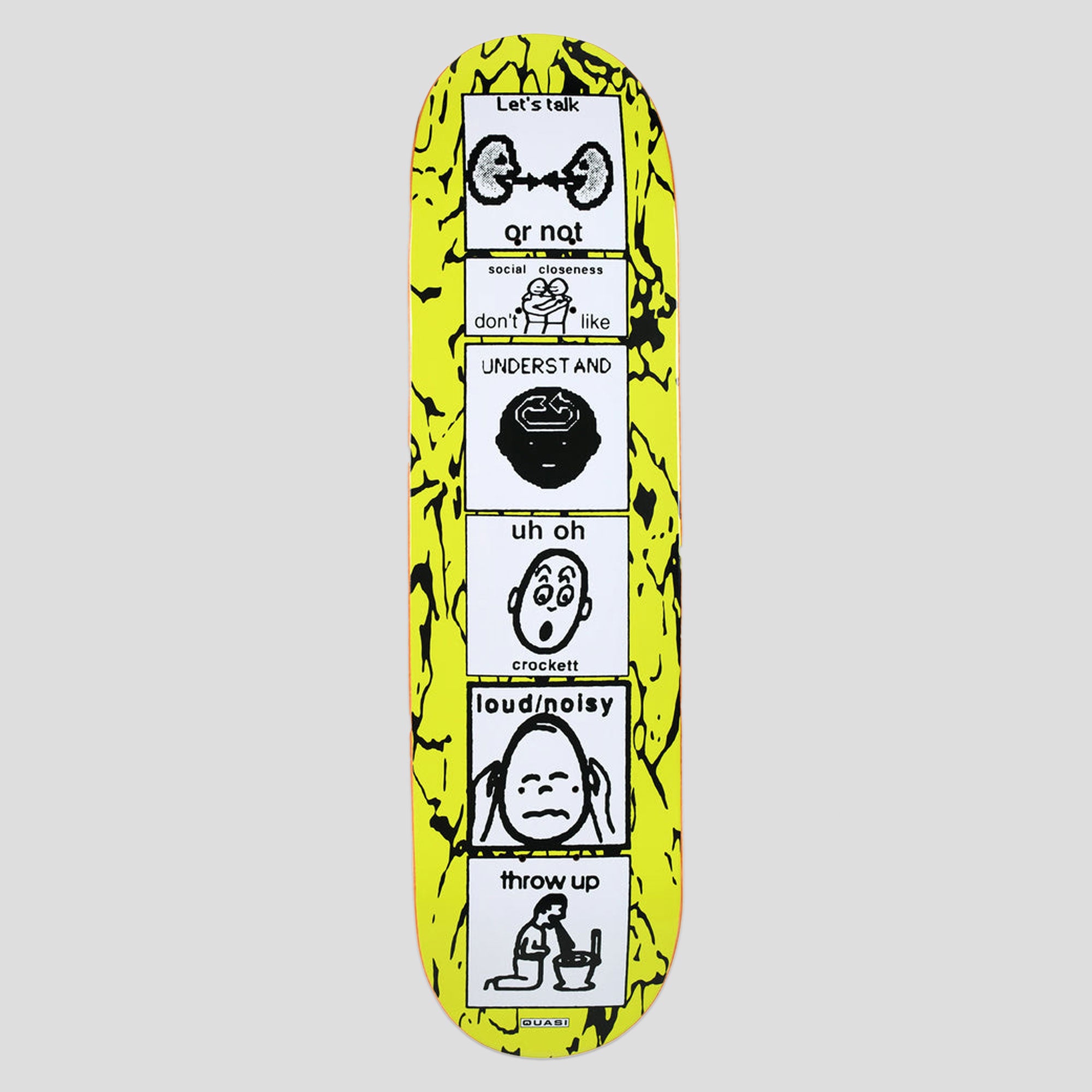 Quasi Gilbert Crockett The Pucker Deck- 8.25"