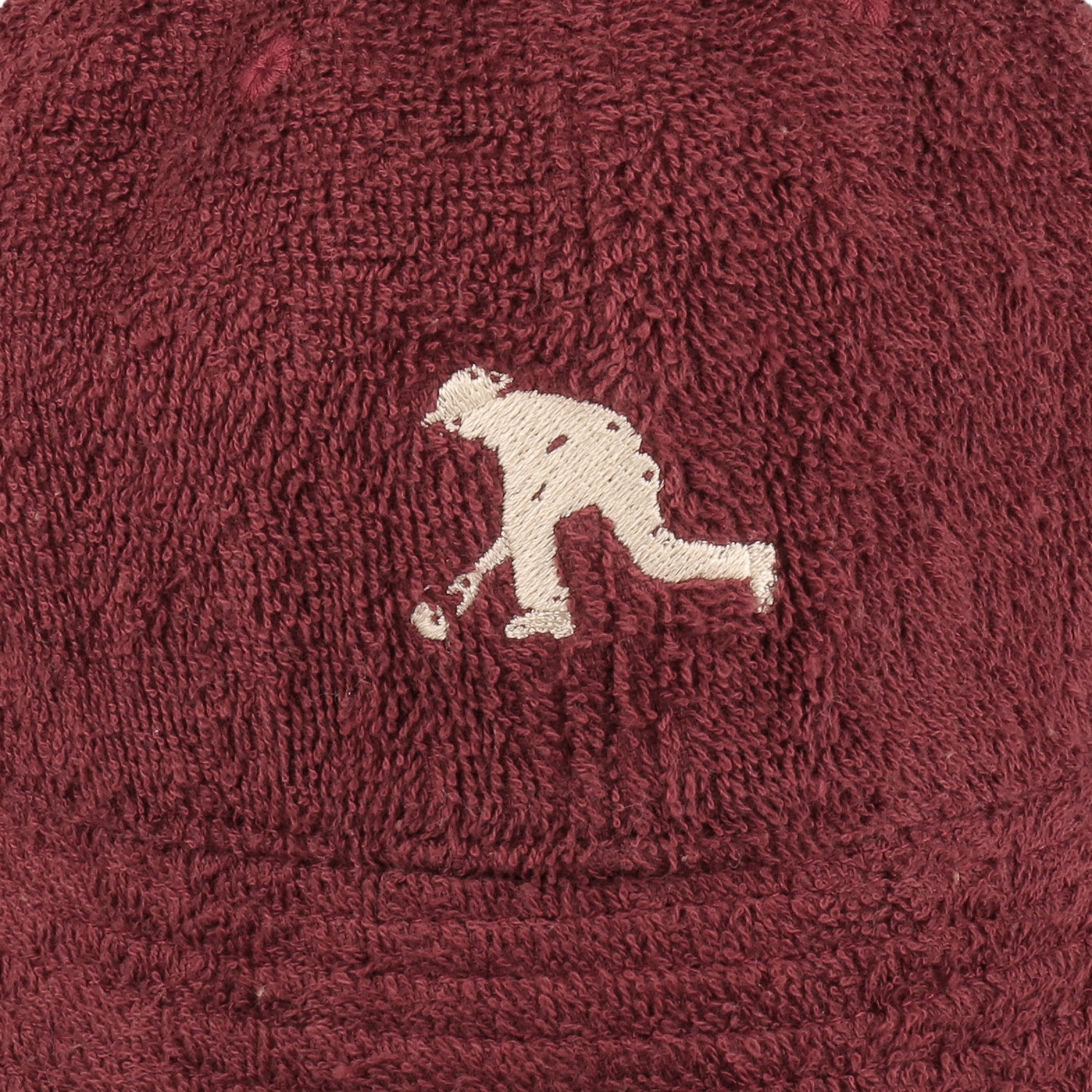 PASS~PORT "BOWLO" BUCKET HAT MAROON