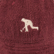 PASS~PORT "BOWLO" BUCKET HAT MAROON