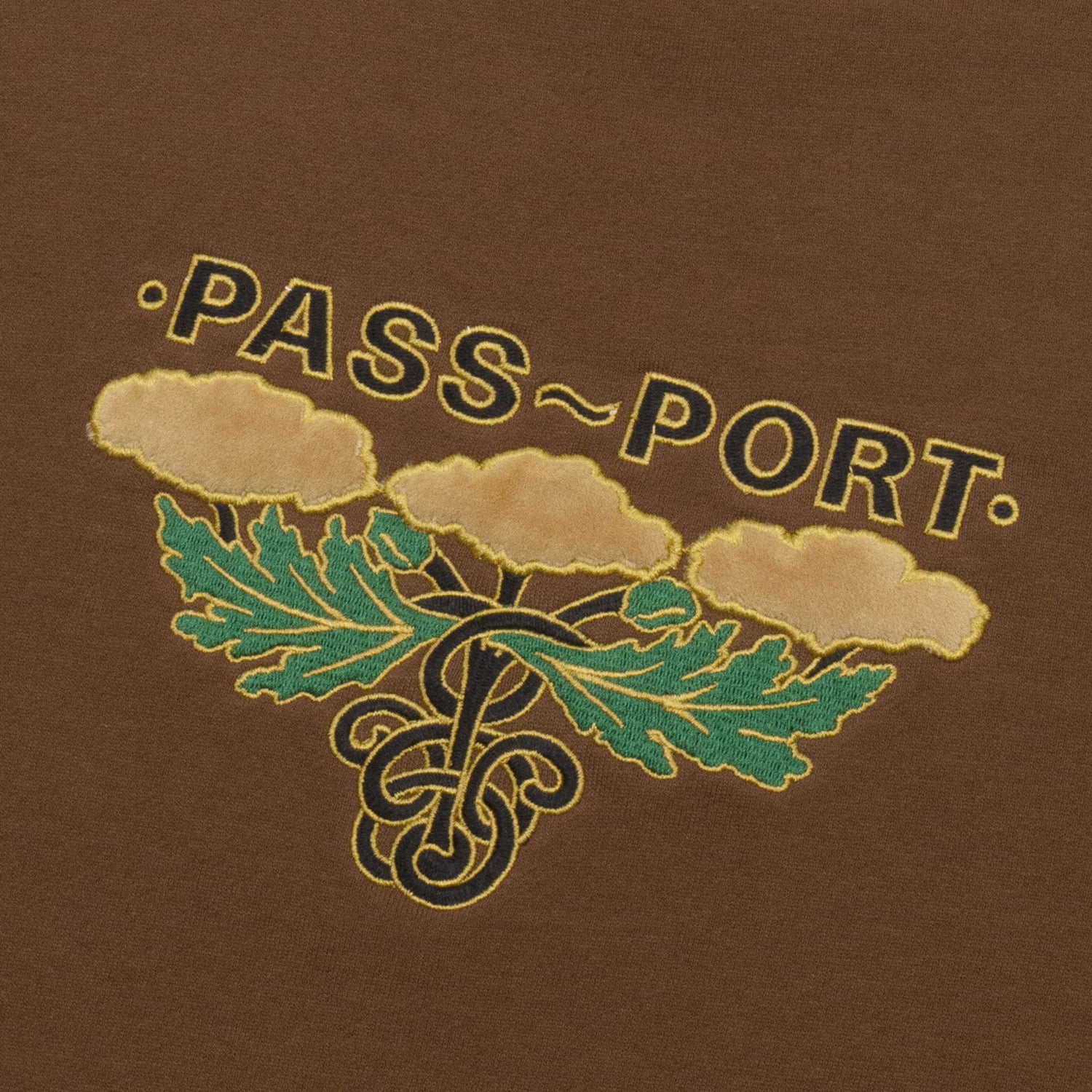 Pass~Port Emblem Appliqué Sweater - Choc