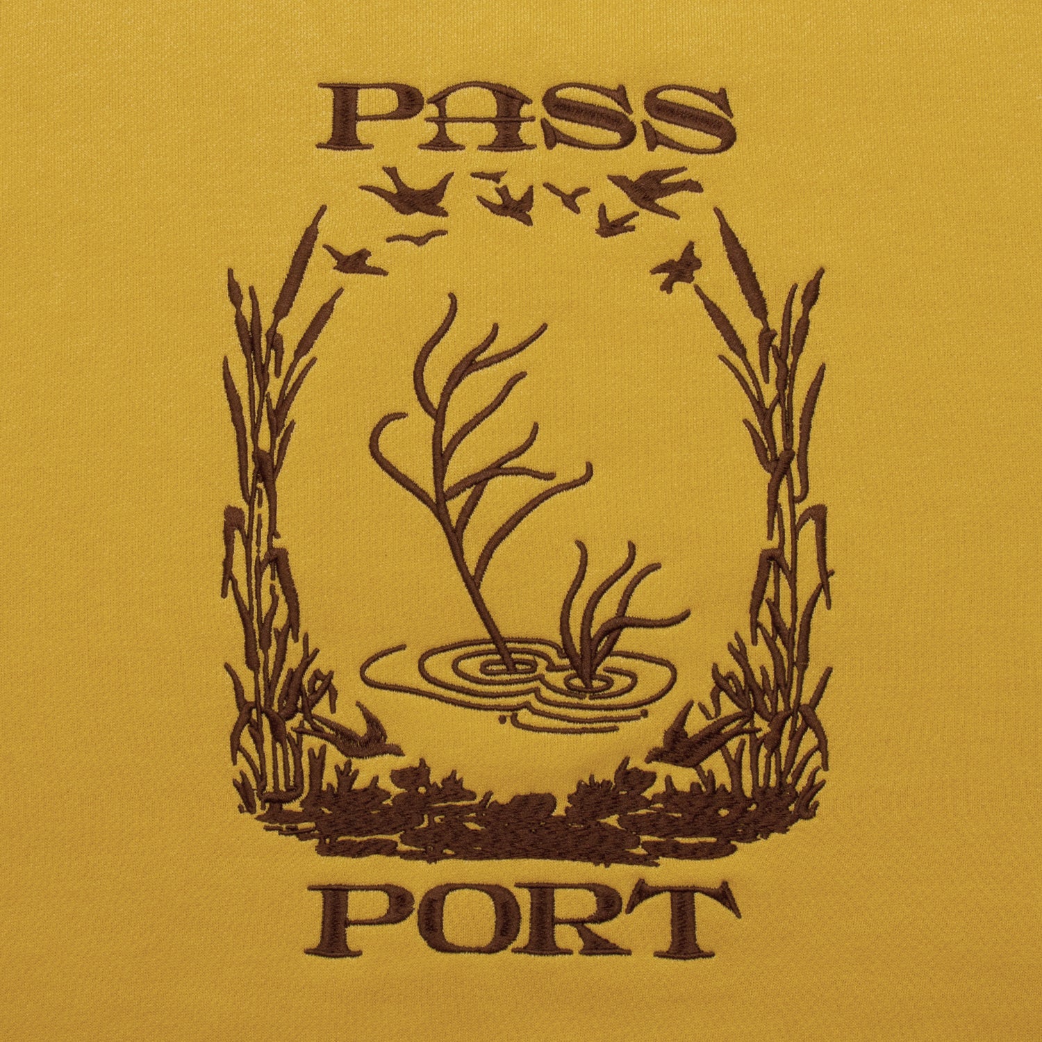 Pass~Port Everglade Embroidery Sweater - Mustard