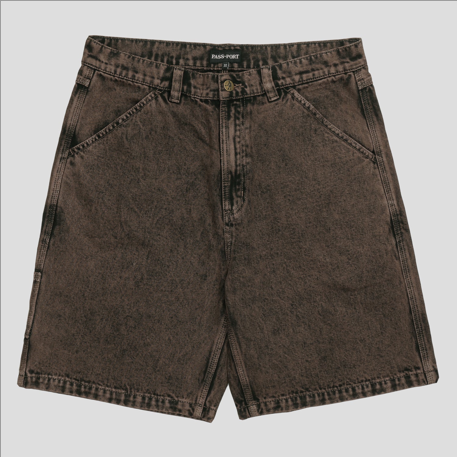 Pass~Port Workers Club Short - Brown Over-Dye