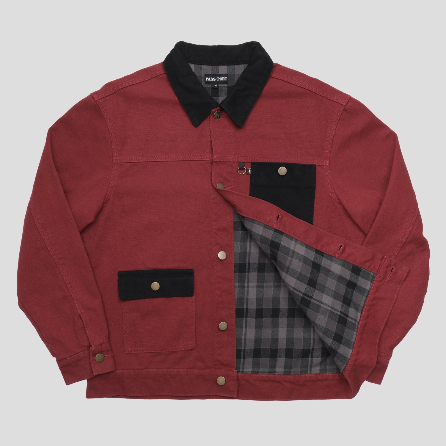 Pass~Port Workers Late Jacket - Brick Red