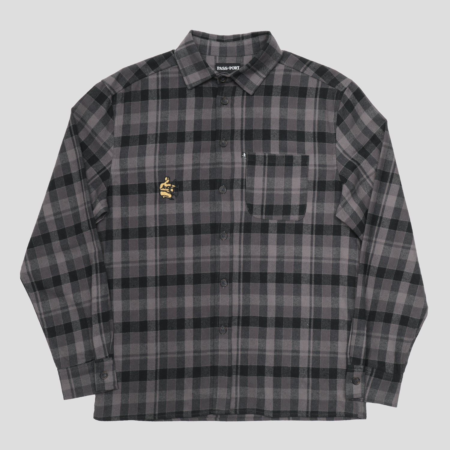 Pass~Port Potters Mark Workers Flannel - Grey
