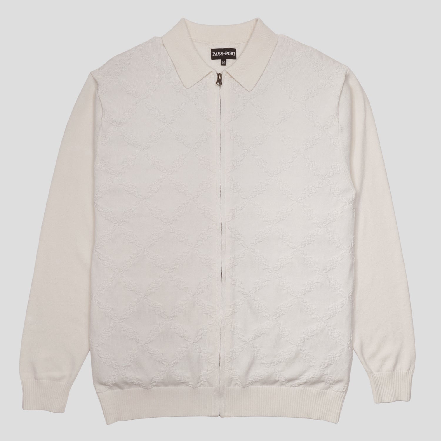 Pass~Port Brasco Zip Long Sleeve Knit - Cream