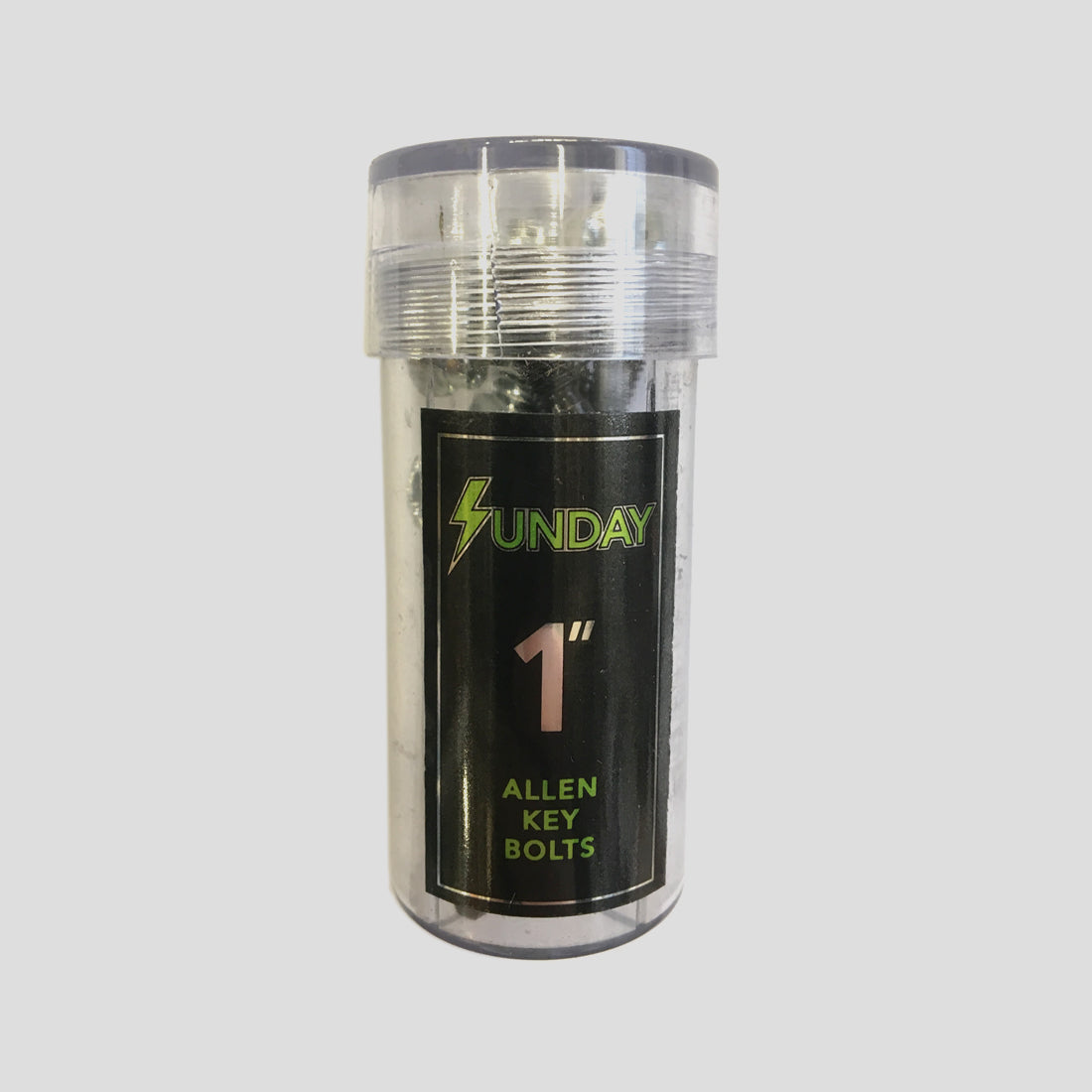 Sunday Hardware 1" Deck Bolts - Black / Silver