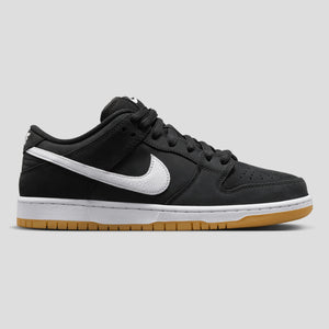 NIKE SB Dunk Low Pro Iso Shoe- Black / White / Gum