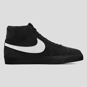 NIKE SB "BLAZER MID" SHOE BLACK/WHITE