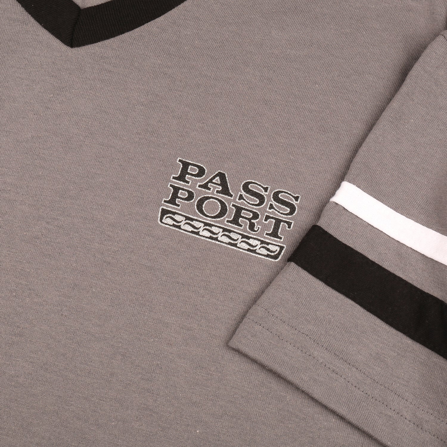PASS~PORT "AUTO STRIPES" JERESY GRAPHITE/BLACK