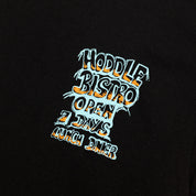 HODDLE "BISTRO" TEE BLACK