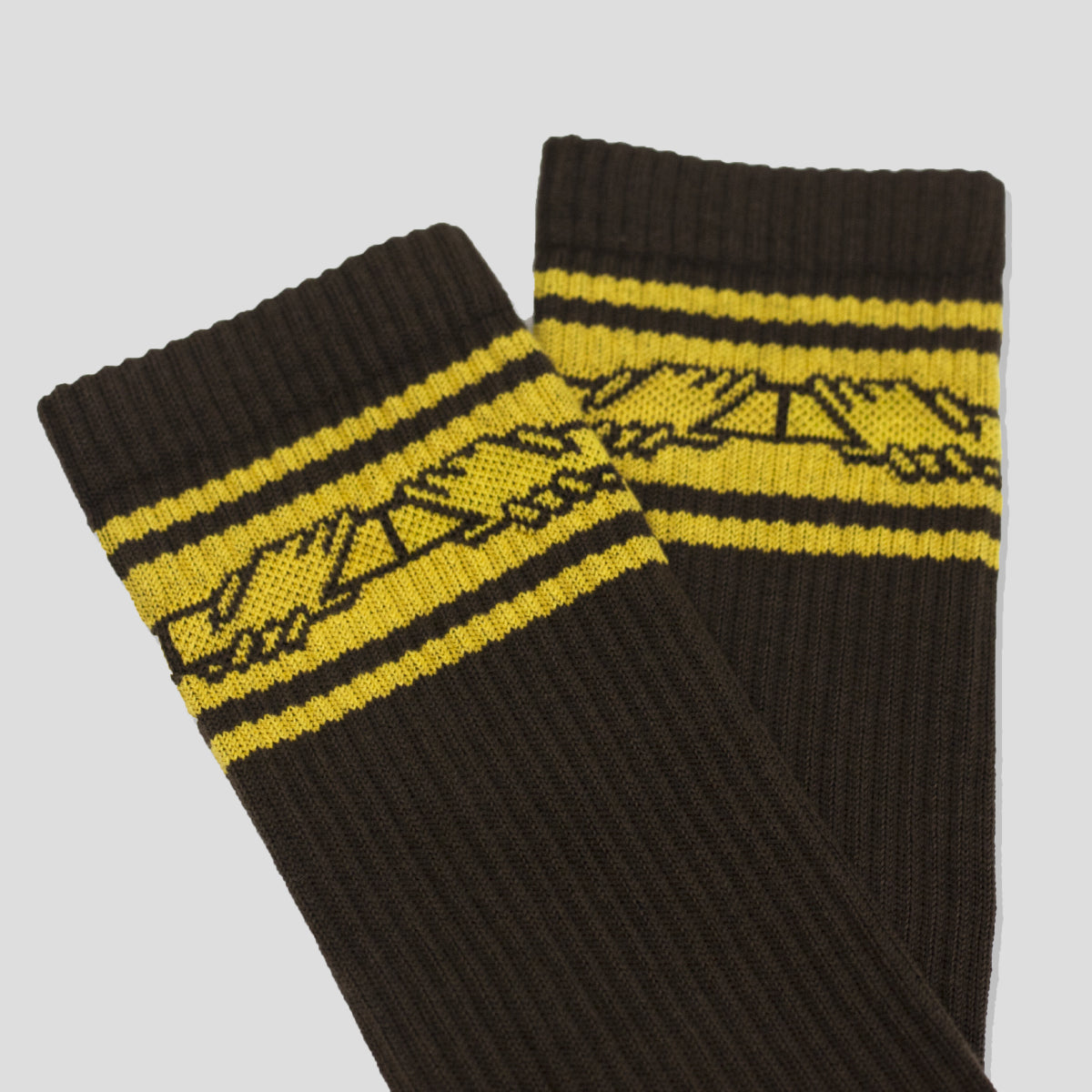 Pass~Port Store & Gallery Exclusive Inter~Solid Sox - Brown