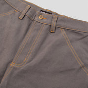 PASS~PORT "DIGGERS CLUB" SHORTS ASH - CONTRAST STITCH