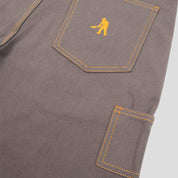 PASS~PORT "DIGGERS CLUB" SHORTS ASH - CONTRAST STITCH