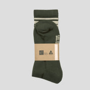 Pass~Port Store & Gallery Exclusive Inter~Solid Sox - Forest Green