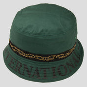 PASS~PORT "INTER SOLID" REVERSABLE BUCKET HAT GREEN