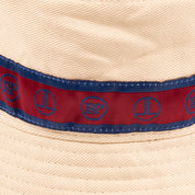PASS~PORT LOW LIFE "RIBBON" BUCKET HAT NATURAL