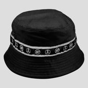 PASS~PORT LOW LIFE "RIBBON" BUCKET HAT BLACK