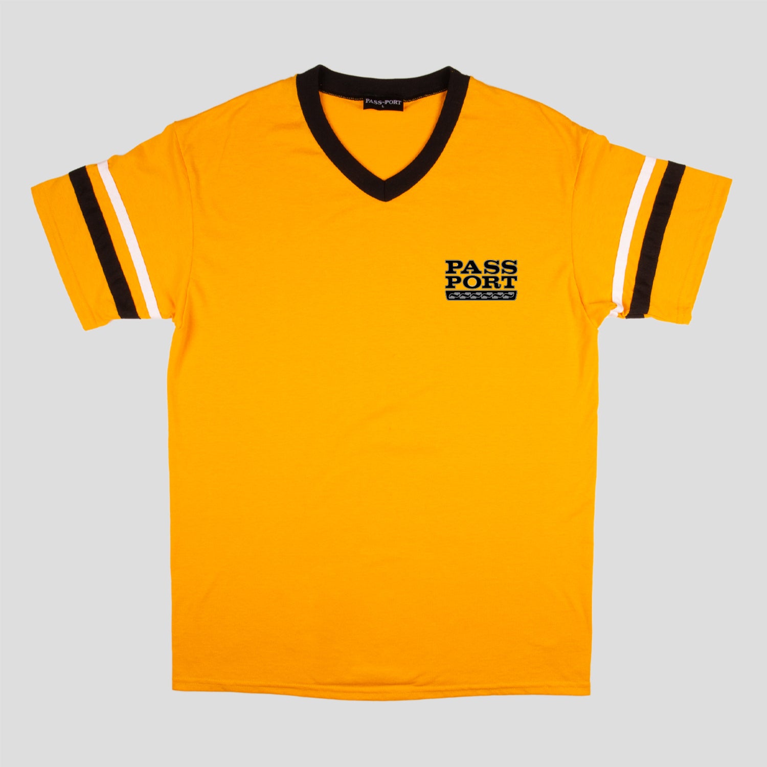 PASS~PORT "AUTO STRIPES" JERESY GOLD/BLACK