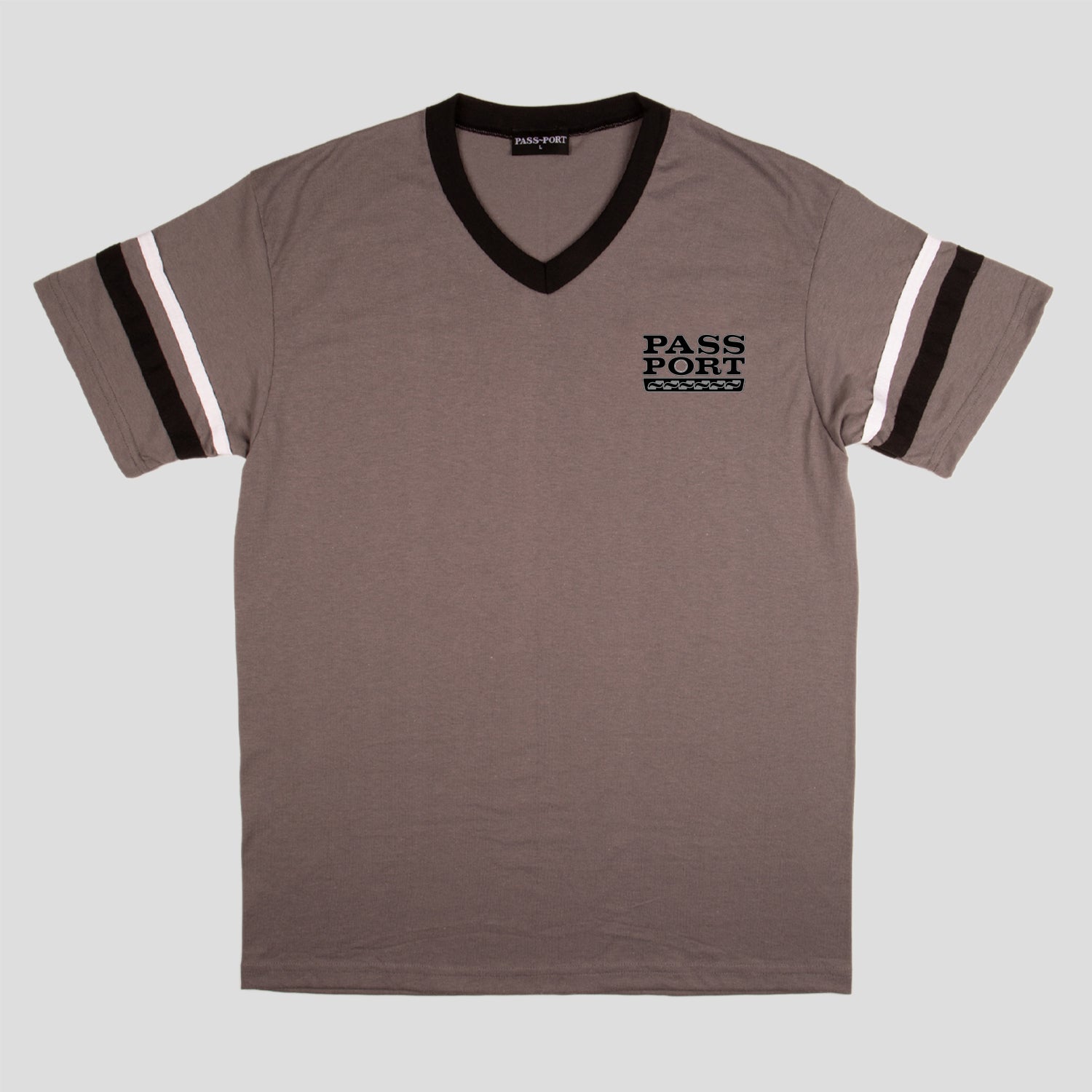 PASS~PORT "AUTO STRIPES" JERESY GRAPHITE/BLACK