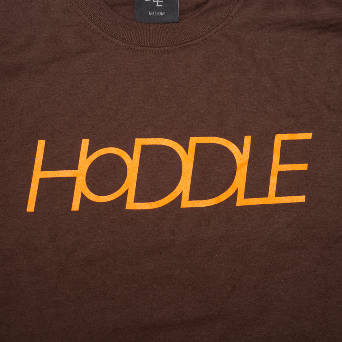 HODDLE "LOGO" TEE BROWN/ORANGE