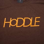 HODDLE "LOGO" TEE BROWN/ORANGE
