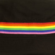 PASS~PORT "PRIDE" RIBBON CANVAS BUCKET CAP BLACK