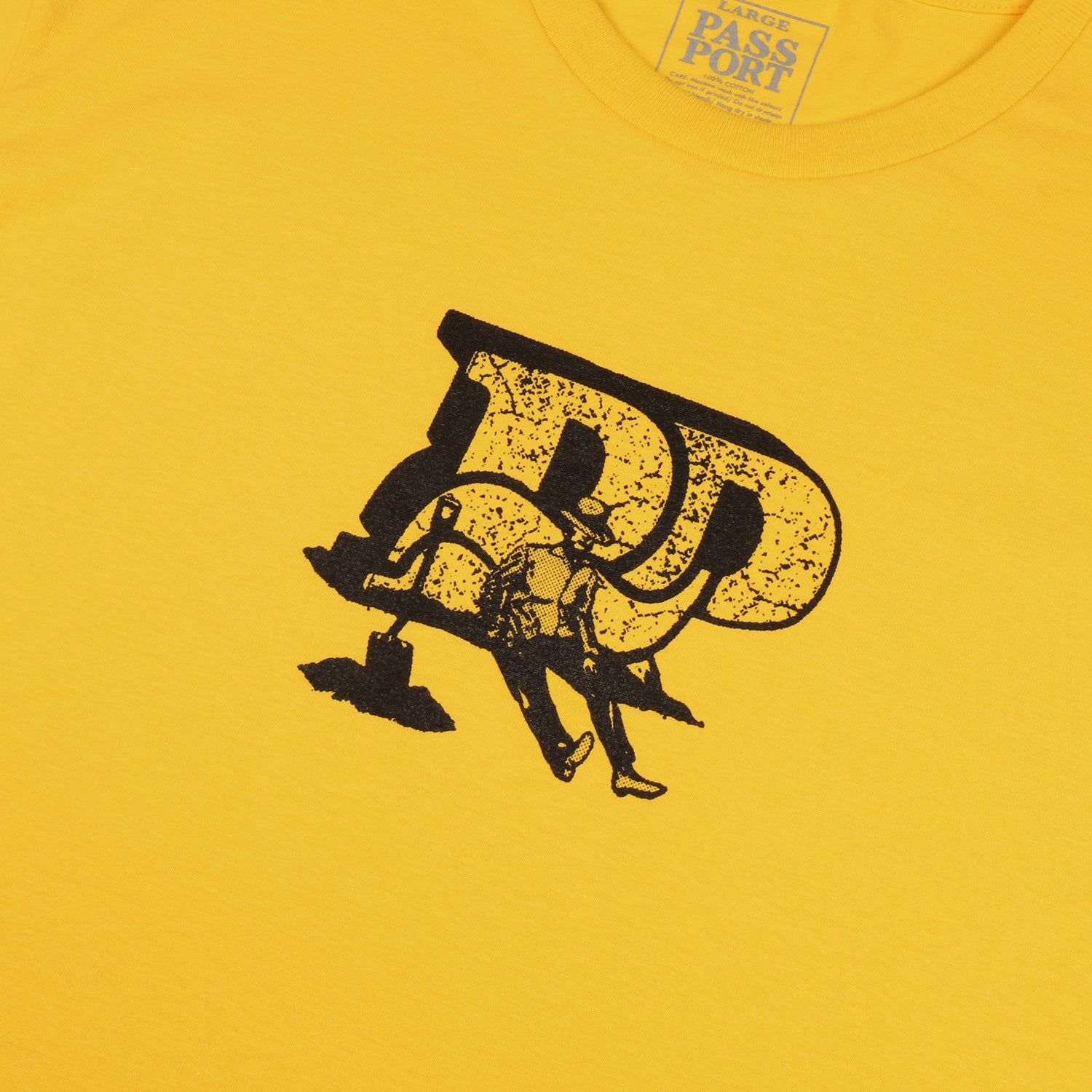 PASS~PORT "TOOLS DOWN" TEE YELLOW