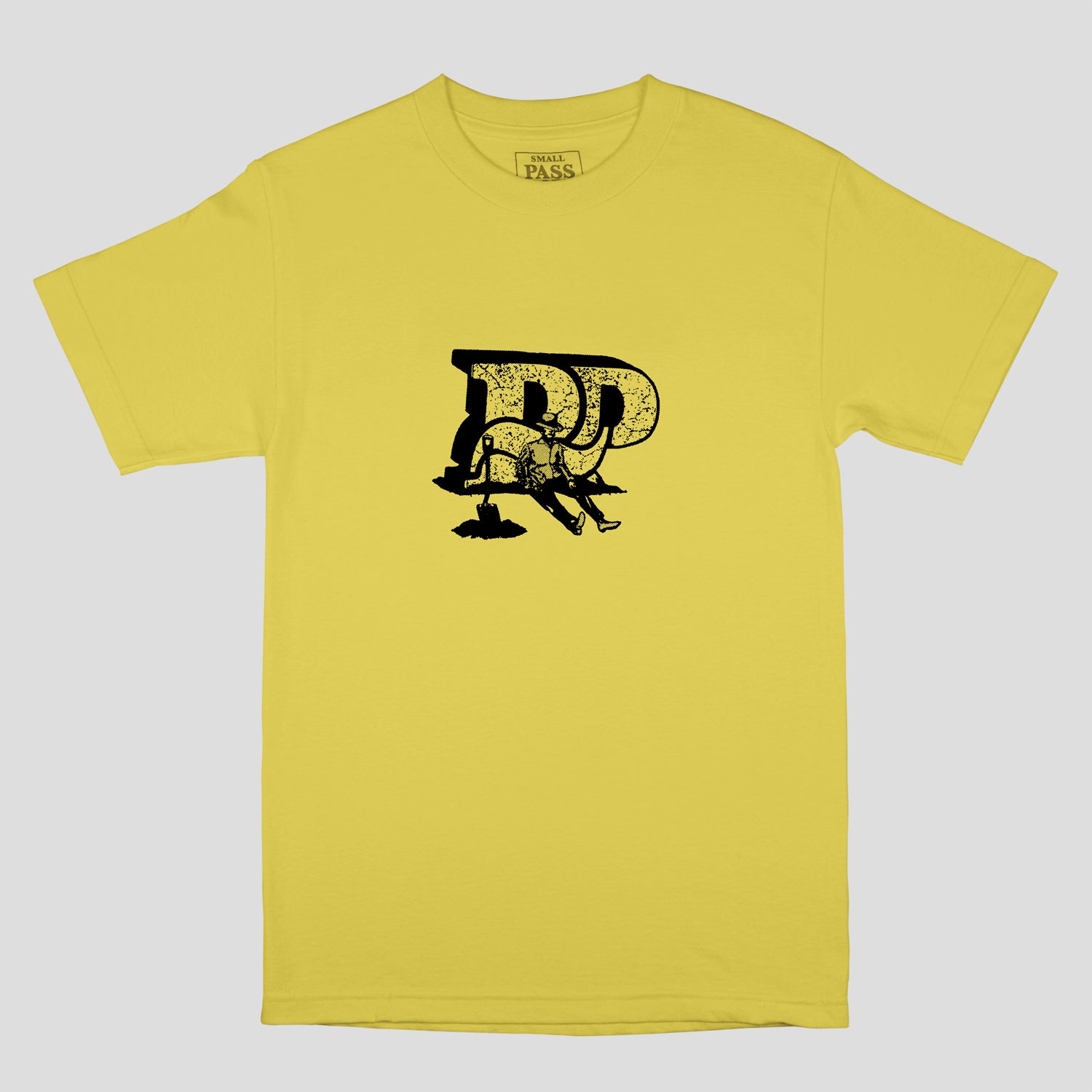 PASS~PORT "TOOLS DOWN" TEE YELLOW