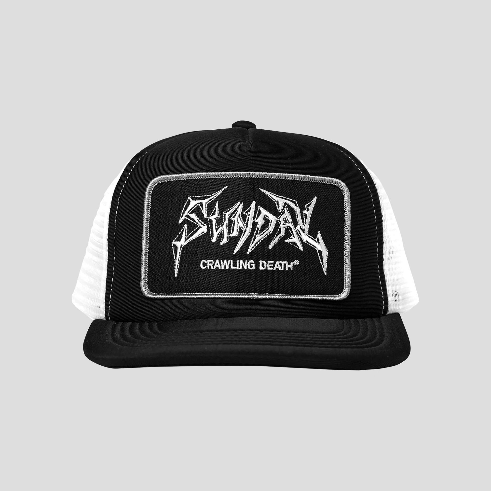 Crawling Death & Sunday Hardware Trucker - Black – Pass~Port